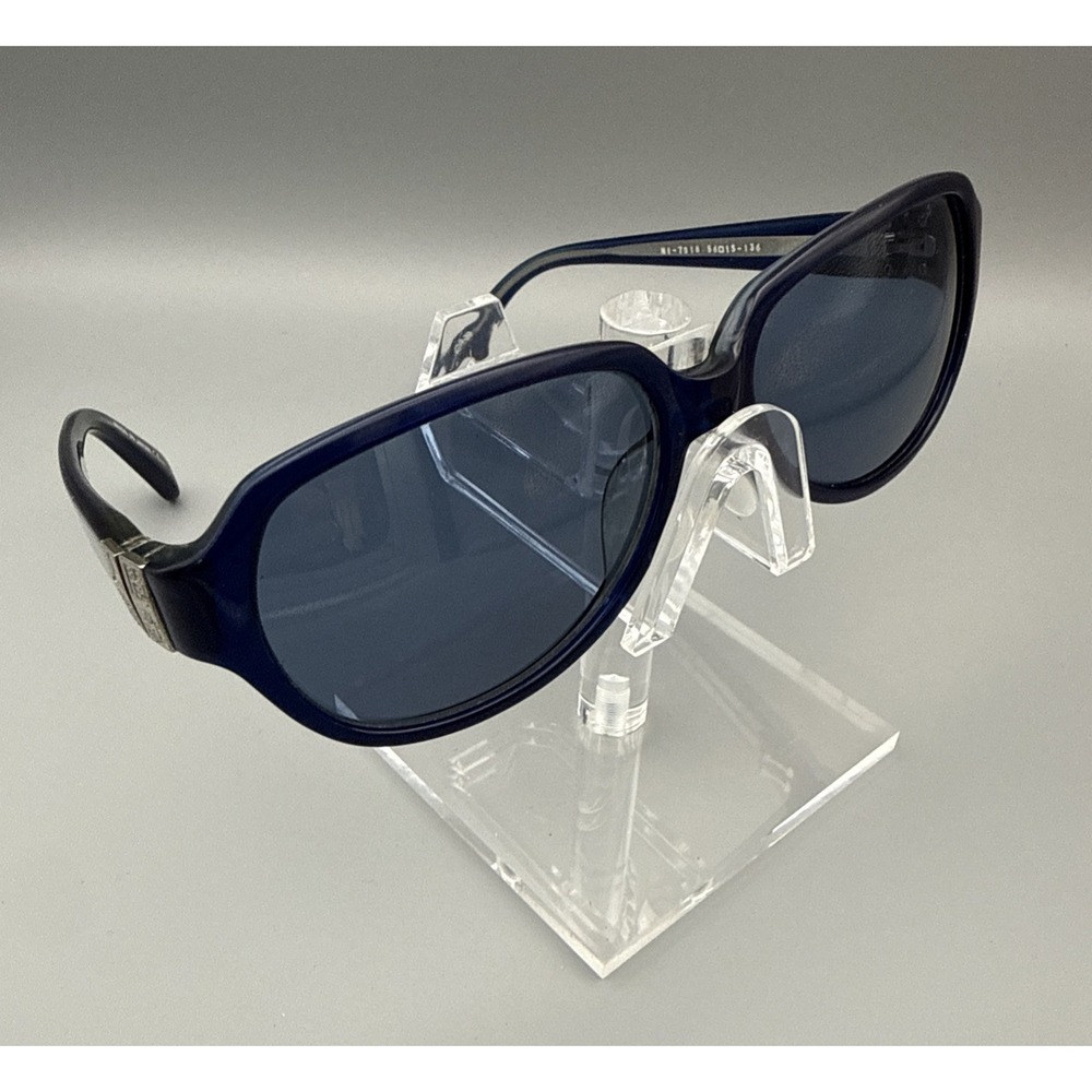 KANSAI YAMAMOTO Authentic Sunglasses - Blue Frame & Lens CR-39 N1-7018 JAPAN
